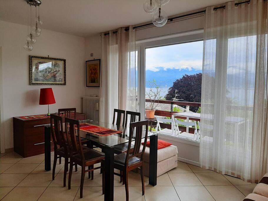סטרסה La Finestra Sul Lago - In Villa Con Vista E Posto Auto Coperto מראה חיצוני תמונה